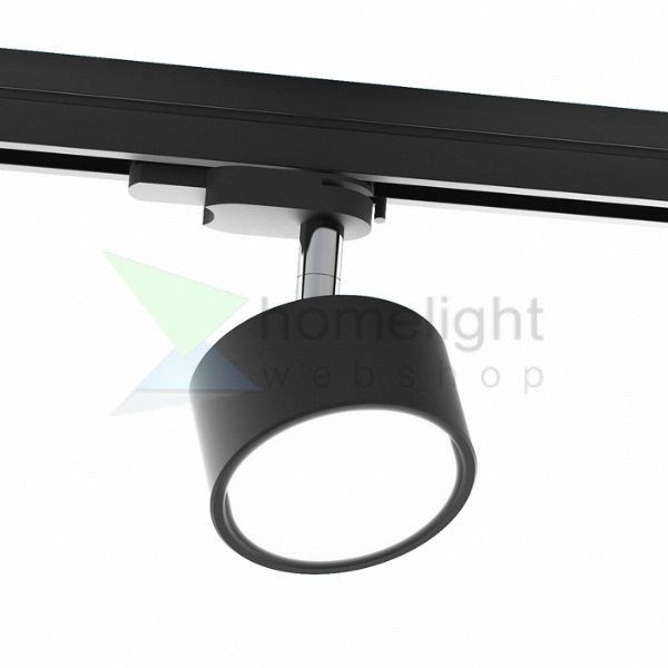 PIXIE háromfázisú áramkörös sínre fekete króm 230V LED GX53 7W
