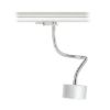 Kép PIXIE libanyak háromfázisú áramkörös sínre ezüstszürke króm 230V LED GX53 7W
