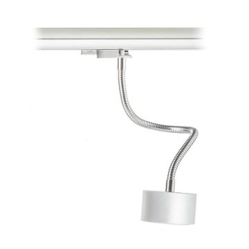 Kép PIXIE libanyak háromfázisú áramkörös sínre ezüstszürke króm 230V LED GX53 7W