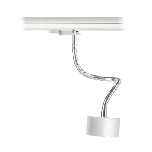 Kép PIXIE libanyak háromfázisú áramkörös sínre ezüstszürke króm 230V LED GX53 7W
