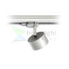 PIXIE háromfázisú áramkörös sínre ezüstszürke króm 230V LED GX53 7W