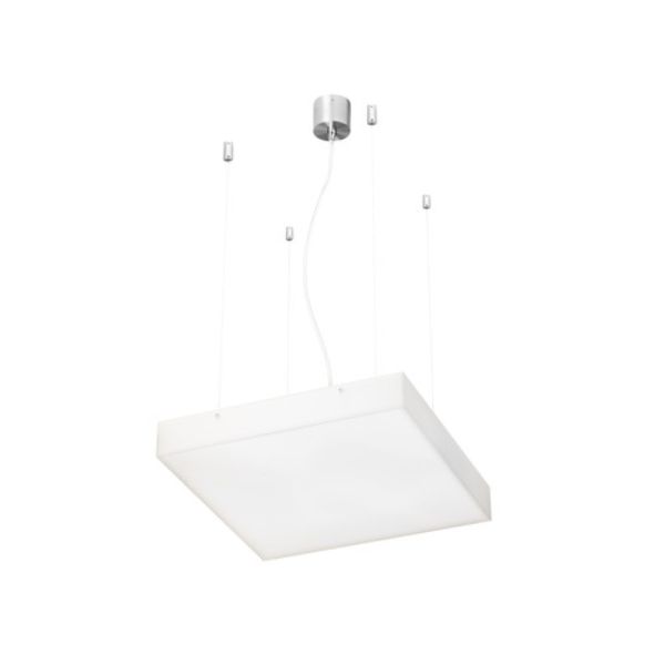 Kép STRUCTURAL 40x40 függő lámpa  szatén üveg 230V 2G11 2x24W