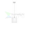 LUCIA 15x15 függő lámpa  szatén üveg/króm 230V LED G9 5W