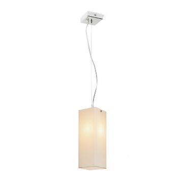 Kép LUCIA 30x10 függő lámpa  szatén üveg/króm 230V LED E27 15W