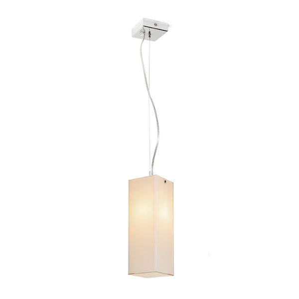 Kép LUCIA 30x10 függő lámpa  szatén üveg/króm 230V LED E27 15W