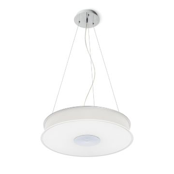 Kép ASTERI függő lámpa  szatén üveg/króm 230V 2GX13 40W