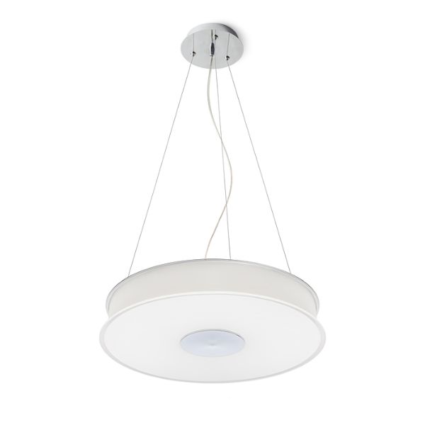 Kép ASTERI függő lámpa  szatén üveg/króm 230V 2GX13 40W