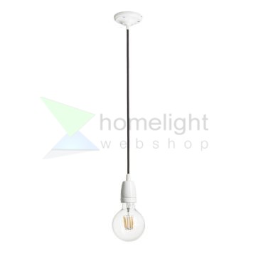 FABIO függesztő készlet fekete porcelán 230V LED E27 15W