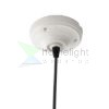 FABIO függesztő készlet fekete porcelán 230V LED E27 15W