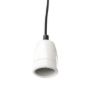 Kép FABIO függesztő készlet fekete porcelán 230V LED E27 15W