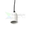 FABIO függesztő készlet fekete porcelán 230V LED E27 15W