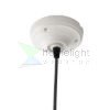FABIO függesztő készlet fekete/fehér porcelán 230V LED E27 15W