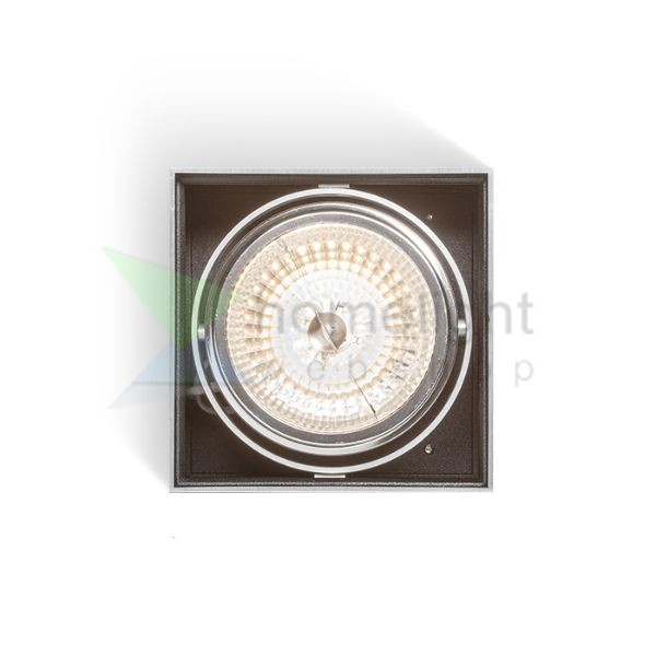 DEAN I   szálcsiszolt alumínium 230V/12V G53 50W