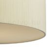 Kép LALO 40 függő lámpa krémfehér matt nikkel 230V LED E27 3x15W
