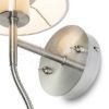 Kép VERSA fali lámpabúra fehér matt nikkel 230V LED E27 LED 15+3W 40°  3000K