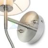 VERSA fali lámpabúra fehér matt nikkel 230V LED E27 LED 15+3W 40°  3000K