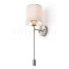 Kép VERSA fali lámpabúra fehér matt nikkel 230V LED E27 LED 15+3W 40°  3000K