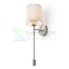 VERSA fali lámpabúra fehér matt nikkel 230V LED E27 LED 15+3W 40°  3000K