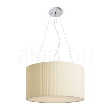Kép LALO 55 függő lámpa krémfehér matt nikkel 230V LED E27 3x15W