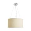 Kép LALO 55 függő lámpa krémfehér matt nikkel 230V LED E27 3x15W