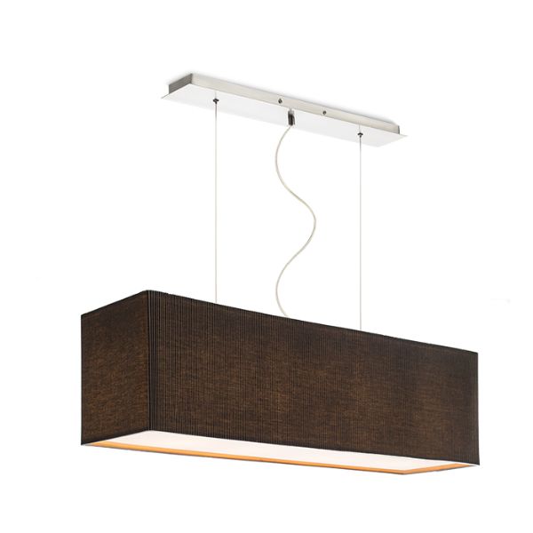Kép LOPE 80 függő lámpa fekete matt nikkel 230V LED E27 4x15W