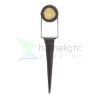 GUN leszúrható fekete  230V LED 3x1W 30° IP65  3000K