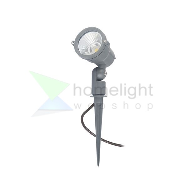 GARY LED leszúrható szürke  230V LED 10W 45° IP65  3000K