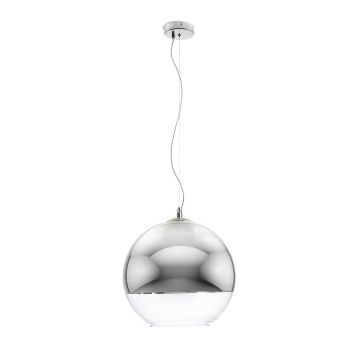Kép BEAU MONDE 35 függő lámpa  krómozott üveg/tiszta üveg 230V LED E27 15W
