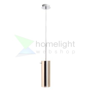 SANSSOUCI I függő lámpa  réz üveg 230V LED E27 15W