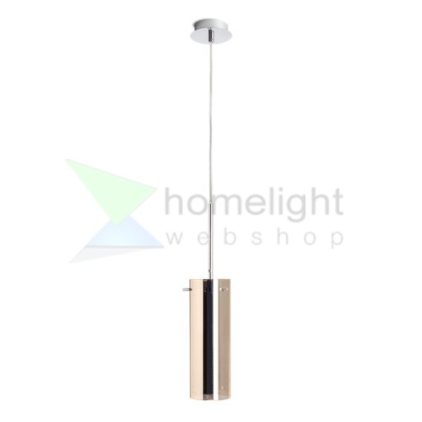 SANSSOUCI I függő lámpa  réz üveg 230V LED E27 15W