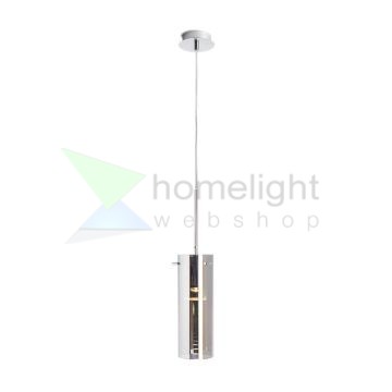 SANSSOUCI I függő lámpa  krómozott üveg 230V LED E27 15W