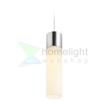 EIGHT függő lámpa  opál üveg/króm 230V LED E27 11W