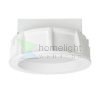 MIA R süllyesztett lámpa  gipsz/szatén akril 230V LED E27 2x11W