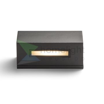 WOOP fali lámpa antracit  230V R7s 78mm 12W IP54