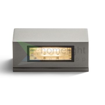 WOOP fali lámpa ezüstszürke  230V R7s 78mm 12W IP54