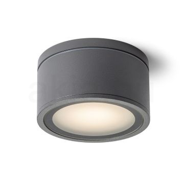 Kép MERIDO mennyezeti lámpa antracitszürke 230V GX53 11W IP54