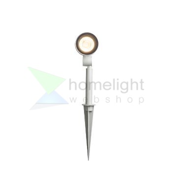 DIREZZA leszúrható ezüstszürke  230V LED GU10 8W IP54