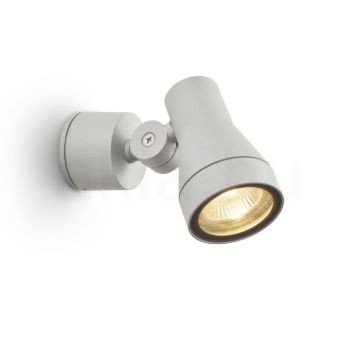 Kép DIREZZA fali lámpa ezüstszürke  230V LED GU10 8W IP54
