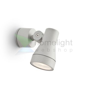 DIREZZA fali lámpa ezüstszürke  230V LED GU10 8W IP54