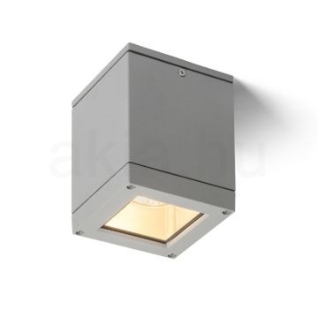 Kép QUADRA M mennyezeti lámpa ezüstszürke  230V LED E27 8W IP54