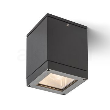 Kép QUADRA M mennyezeti lámpa antracit  230V LED E27 8W IP54