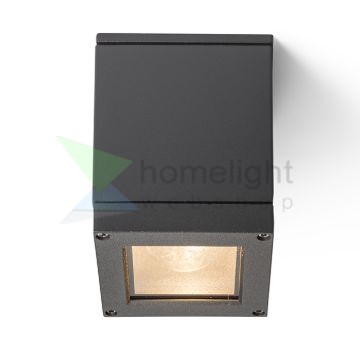 QUADRA M mennyezeti lámpa antracit  230V LED E27 8W IP54