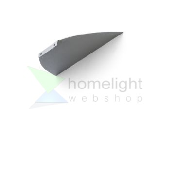 LESA fali lámpa ezüstszürke  230V LED E27 15W IP54