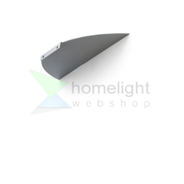 LESA fali lámpa ezüstszürke  230V LED E27 15W IP54