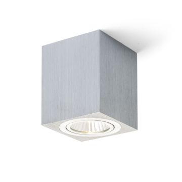 Kép MAYO SQ mennyezeti billenthető  szálcsiszolt alumínium 230V/700mA LED 9W 36°  2700K