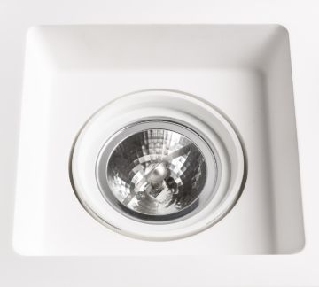 Kép DINO SQ G53 dönthető lámpa  gipsz 230V LED G53 15W