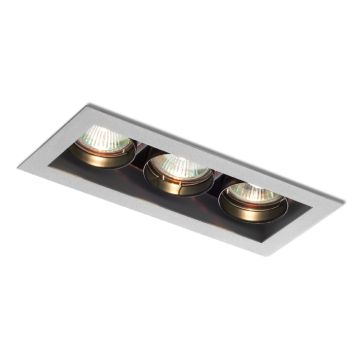 Kép MONE III dönthető ezüstszürke  12V GU5,3 3x50W
