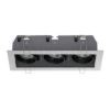Kép MONE III dönthető ezüstszürke  12V GU5,3 3x50W