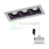 MONE III dönthető ezüstszürke  12V GU5,3 3x50W