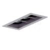 Kép MONE III dönthető ezüstszürke  12V GU5,3 3x50W